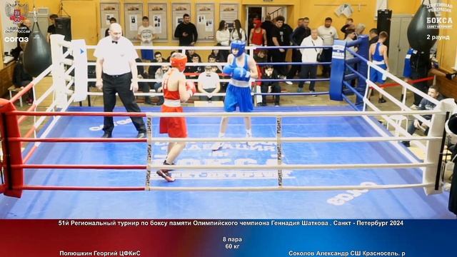 8 60 кг Полюшкин Георгий ЦФКиС Соколов Александр СШ Красносель. р.