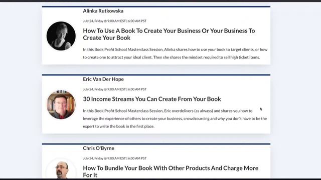 *** Book Profit School 2.0 - Day 5 - What you need to see ***
