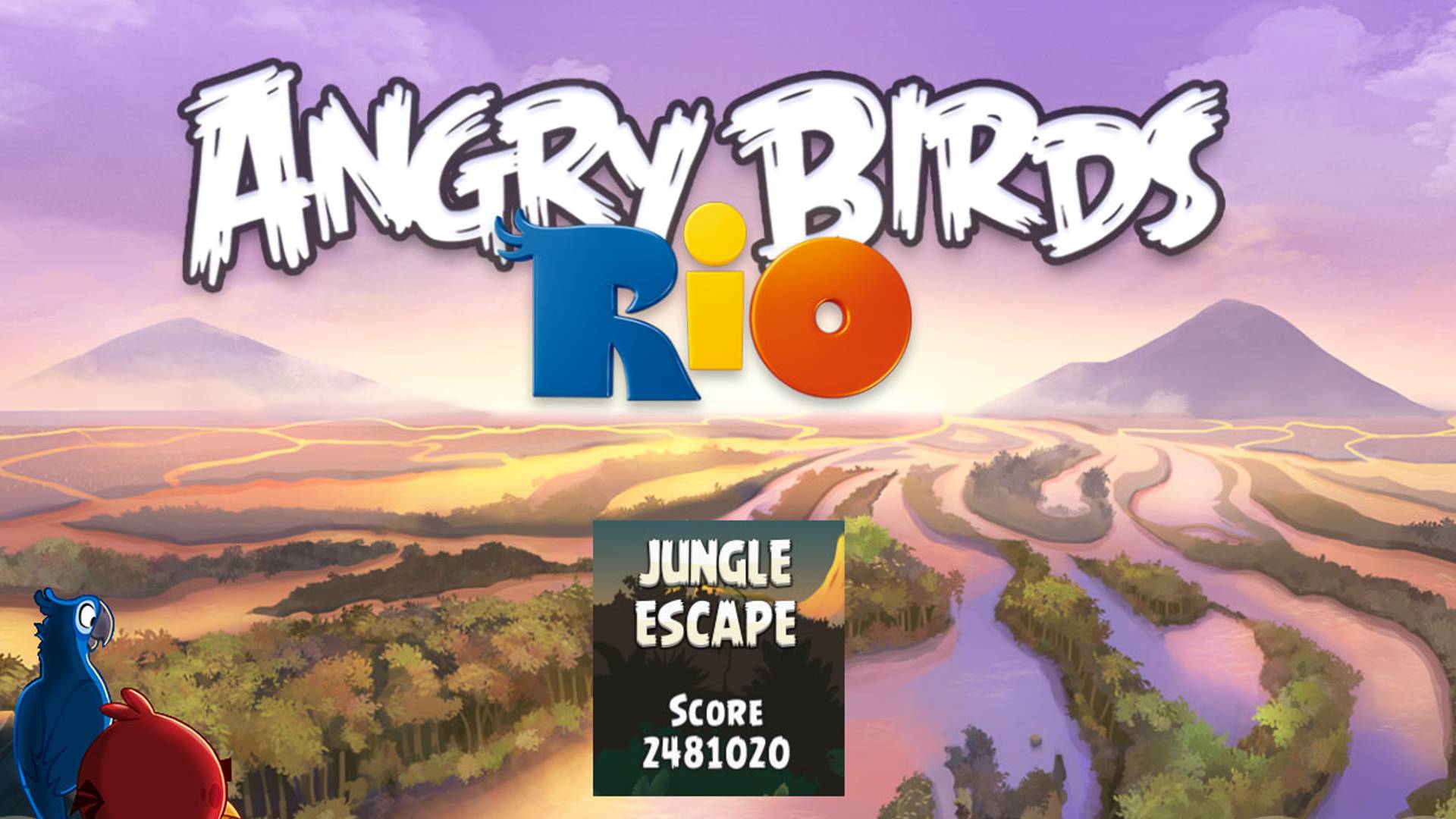 Angry Birds: Rio. Jungle Escape (level 21) 3 stars. Прохождение от SAFa