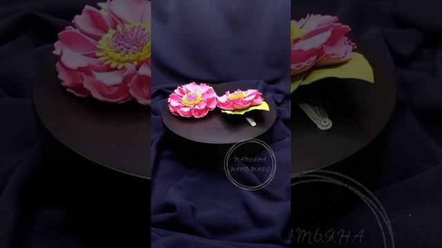 Нежные заколочки клик-клак из фоамирана. #tatianahandmade  https://vk.com/kanzachikazan