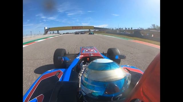 (Onboard) Christian Brooks Passes 17 for Podium Finish