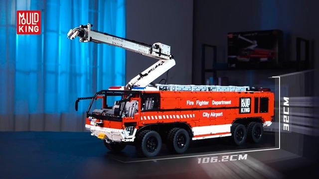 Mould King 19004S Airport Crash Tender
