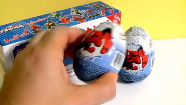 Шоколадные яйца Asmr Spider Man