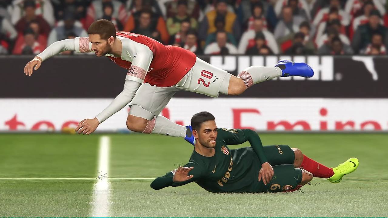 Arsenal Vs Monaco Champions League Pro Evolution Soccer 2019