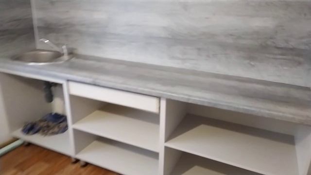 ура приехала кухня! как мы из кусочков шедевр собирали! кухня своими руками.