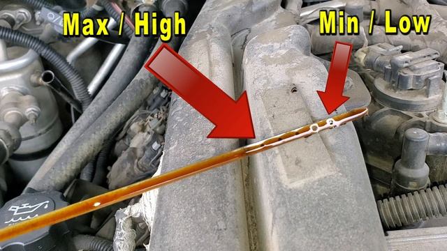 2007 To 2014 Cadillac Escalade How To Check Engine Oil Level On Dipstick   Max & Min Lines