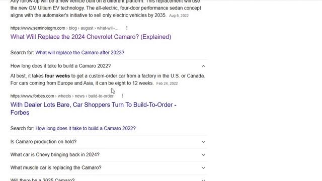 Camaro News, Electric Camaro in 2025?