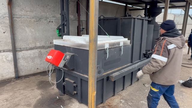 Инсинератор BURNER 300 с системой мокрой газоочистки для сжигания автомобильных шин Eco Allianz
