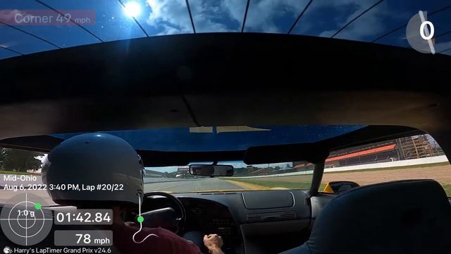 Mid Ohio - Corvette C4 (1.42.7, Pro Course, Gridlife HPDE)