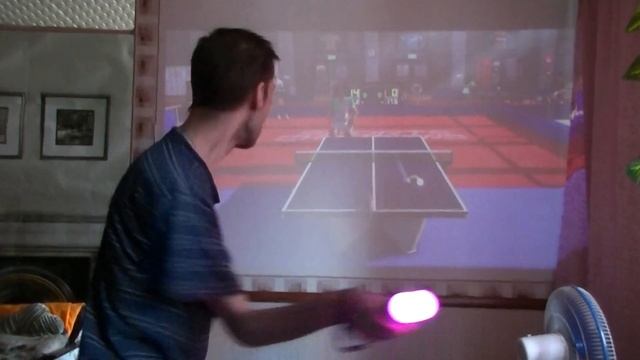 Играю с контроллерами PS3 Move в теннис в игре Sport Champions