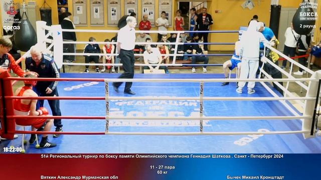 27 60 кг Вяткин Александр Мурманская обл. Бычек Михаил Кронштадт