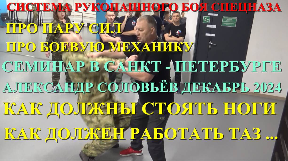 ОТВЕТЫ НА ВОПРОСЫ ПРО ПАРУ СИЛ , БОЕВУЮ МЕХАНИКУ , ПОСТАНОВКУ НОГ ... Декабрь 2024 .  Питер .