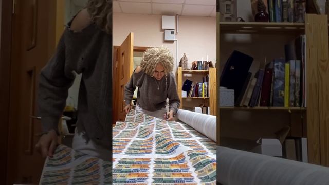 Режу флаги и цветные подштанники Альбуса Дамблдоровича 🤣 #гаррипоттер #мастерская