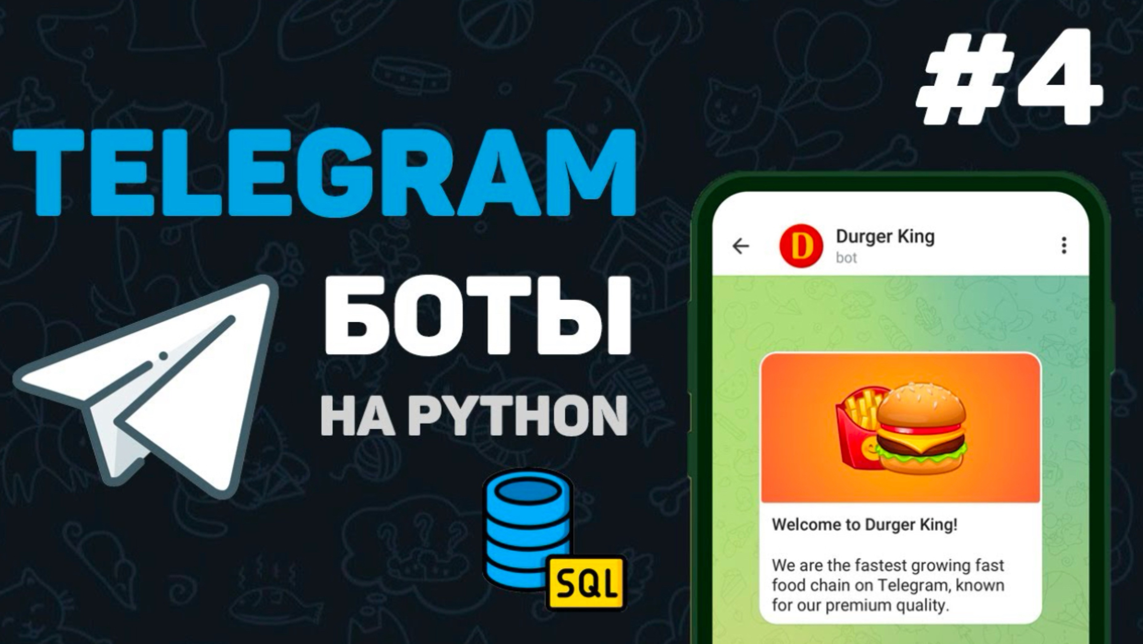 Телеграм бот на Python / #4 – SQLite3. Подключение к базе данных | Программирование телеграмм бота