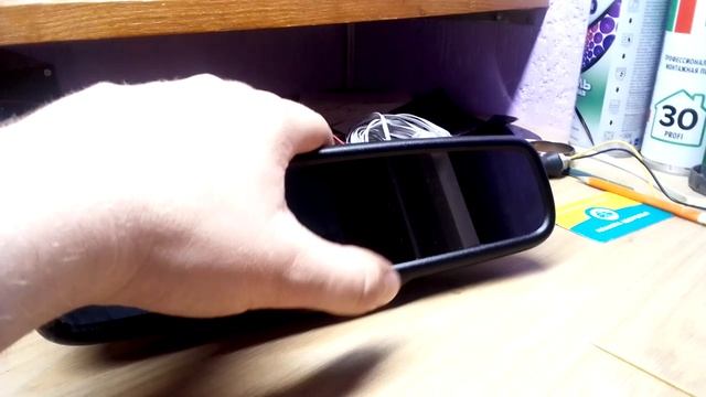 Указатель температуры и вольтметр в зеркало