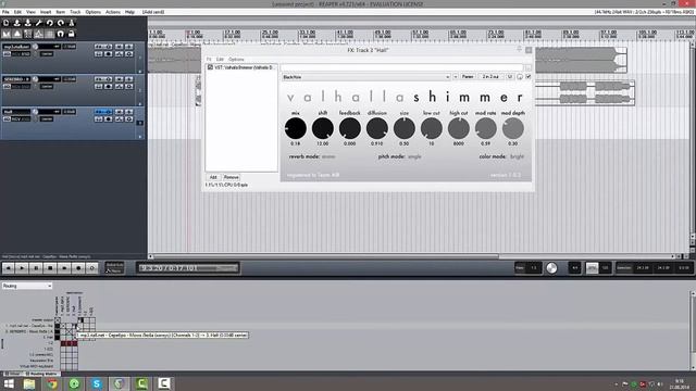 Создание и применение Fx канала в Reaper