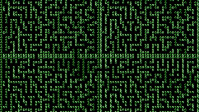 Sheep using A* in a maze (A Star Path finding algorithm)