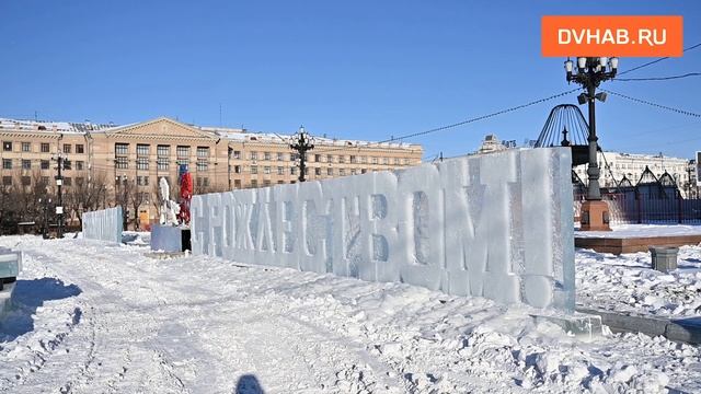 Новогоднюю елку начали украшать на площади имени Ленина