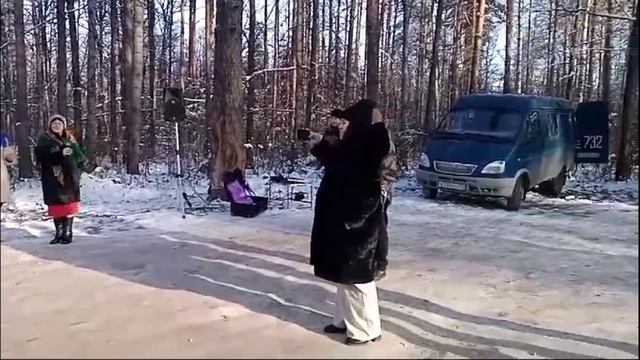 Открытие благоустроенного родника "Серенький" в посёлке Октябрьском