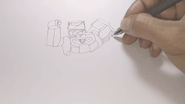 ToyCop Hamer/Hammer Transformers Podol RTV - Belajar menggambar robot lucu untuk anak - 토이캅