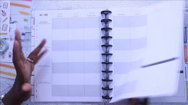 Big Sticks Homeschool Planner | Teacher Planner Flip-through #2