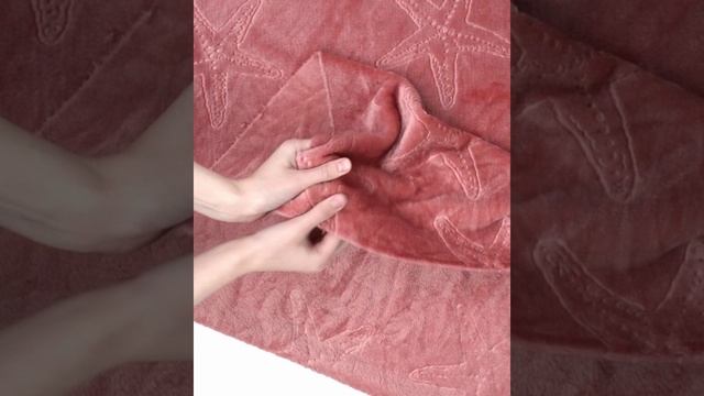 Мягкий плед Dzen Tour (бордовый)