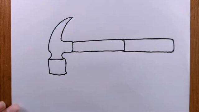how to draw a Hammer/Hammer drawing