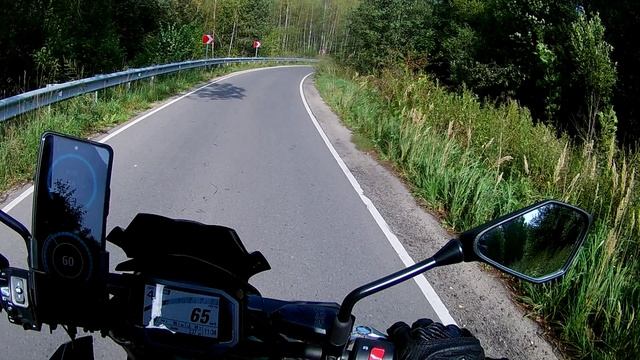 Кавасаки Z900.  Подскользнулся на  на песке.