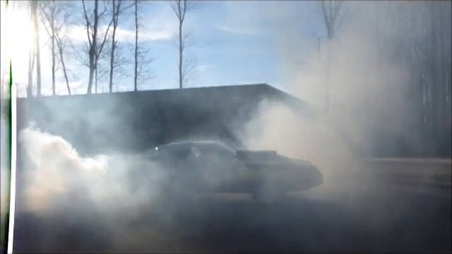 78 Camaro burn out