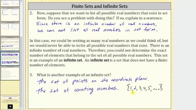 Finite and Infinite Sets