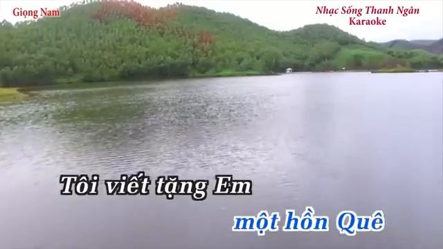 Karaoke Điệu ví dặm là em - Tone nam