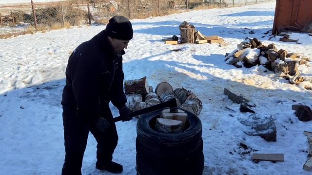 Как быстро колоть дрова 🪓 и не уставать 💪?