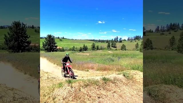 Honda CRF450RWE 100ft Whip! #shorts_ #motocross #crf450r #mxbikes #whips #2stroke #4stroke #ktm