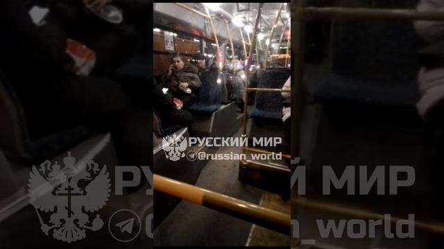 Автобус 115, Баку-на-Неве, наш подписчик заснял инородку, предположительно, азершу