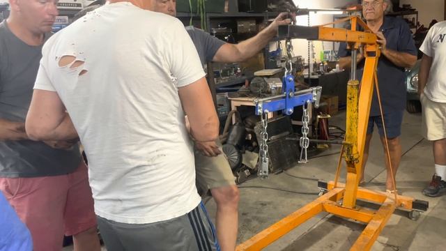 Great Autos "Rust Bucket Revival" - Mark's 1955 Buick Century - intake manifold removal, crane prep