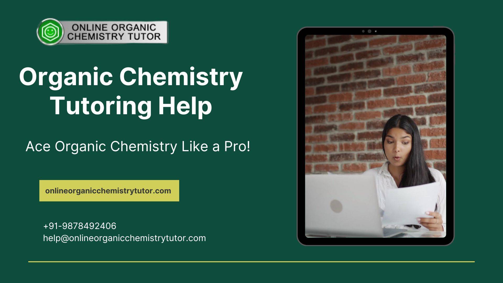 Ace Organic Chemistry Like a Pro! Get Reliable Tutoring Help