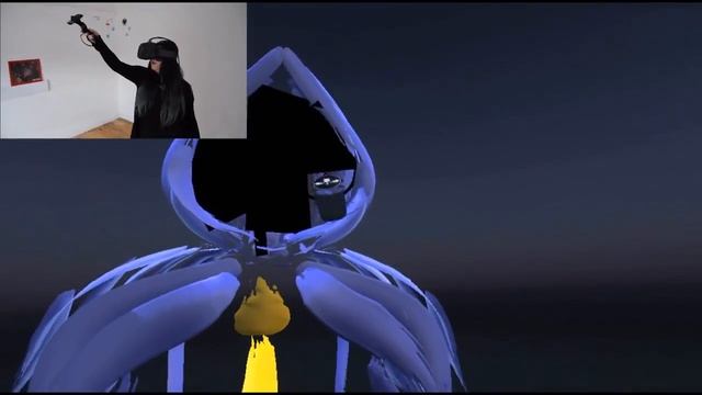 Artist painting in VR - HTC Vive & Tilt Brush