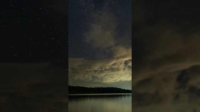 #timelapse #lake #clouds #milkyway