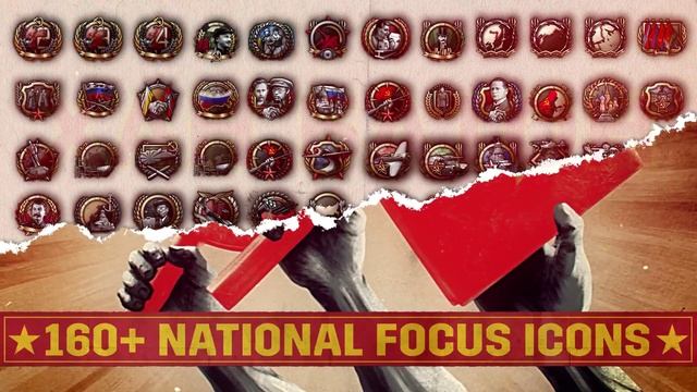 Hearts of Iron IV: Content Creator Pack Soviet Union 2D Art | Анонсирующий трейл | ХАН БАТОН