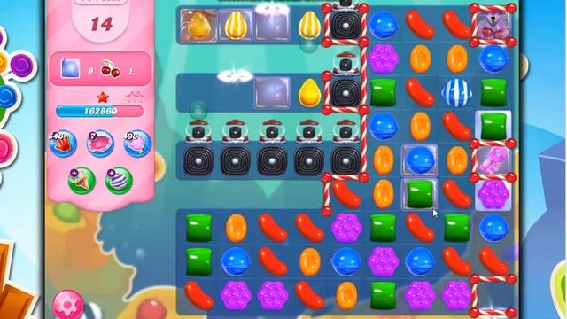 Candy Crush Saga Level 3822 -33 Moves- With 1 lollipop hammer