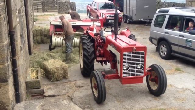 Haytime 2013. Baling with Mccormick IH 434 and IH 430 baler