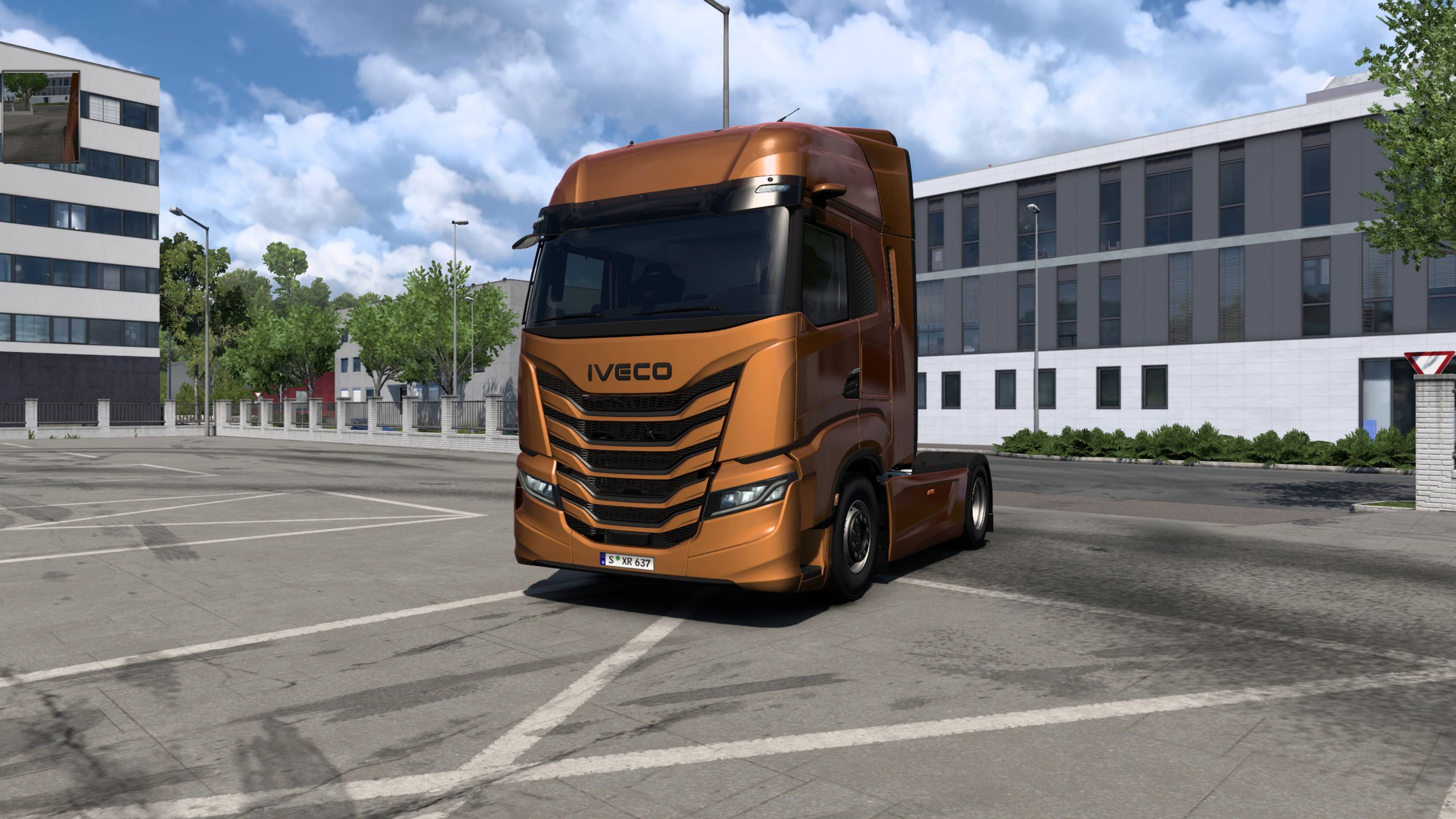 Euro Truck Simulator 2. IVEKO SWAY. Конвой