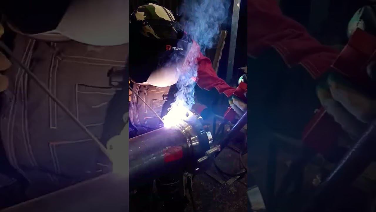 Контроль с двух рук #сварщик#welding#сваркатруб #welder#сварка#рдс #электрод