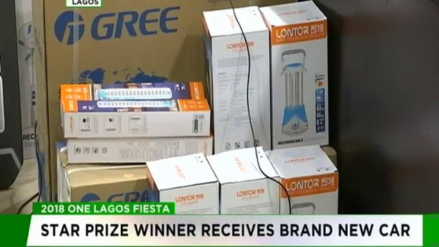 2018 One Lagos Fiesta: Star Prize winner receives brand new car