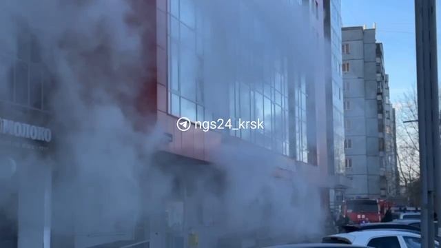 Пожар город Красноярск 11.12.2024г.