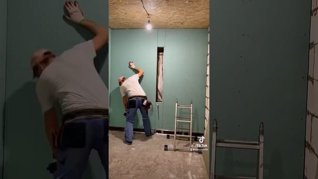 Закончили с гипсокартоном в этой комнате
