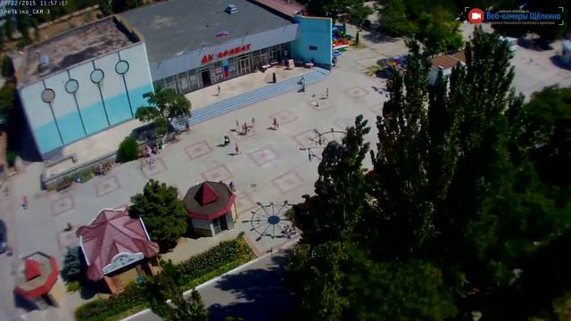Центр Щёлкино, 22.08.2015 - time-lapse с камеры 3