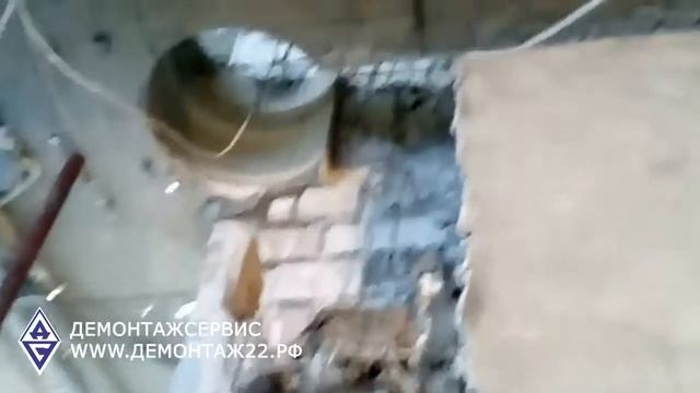 Алмазное бурение монолитного перекрытия диаметр 350 мм
