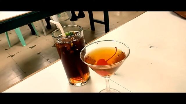 Cuba Libre and Perfect Manhattan
