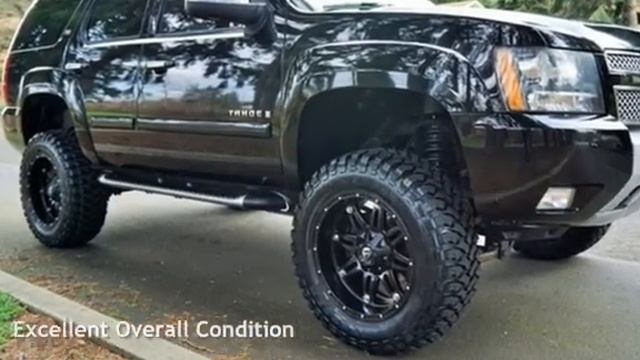 2007 Chevrolet Tahoe LTZ 4X4 1 OWNER Lifted FUEL Wheels 35S for sale in Milwaukie, OR